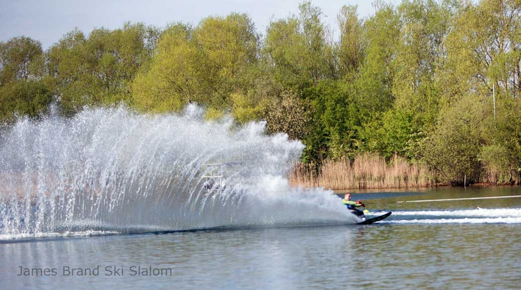 wall of water water skier james brand