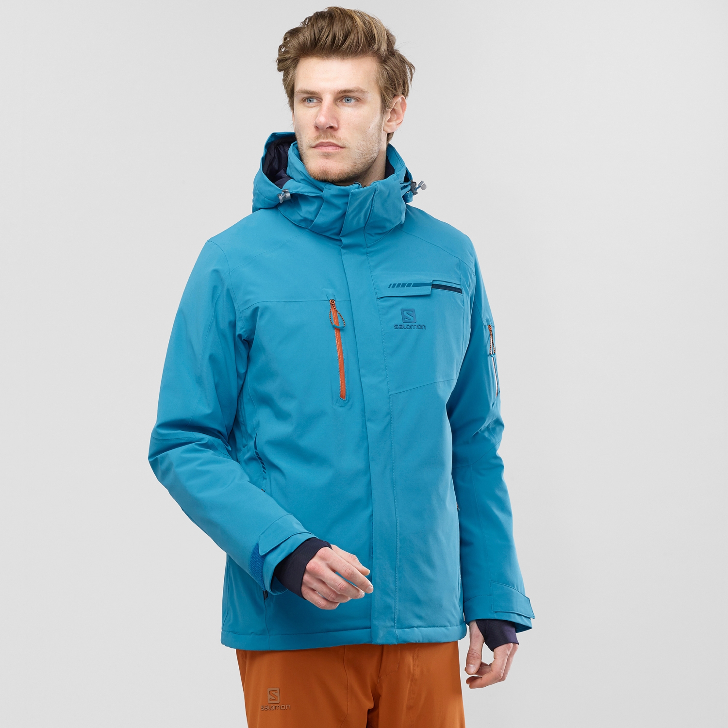 Salomon Brilliant Fjord Blue Snow Jacket 2020 - Tallington Lakes