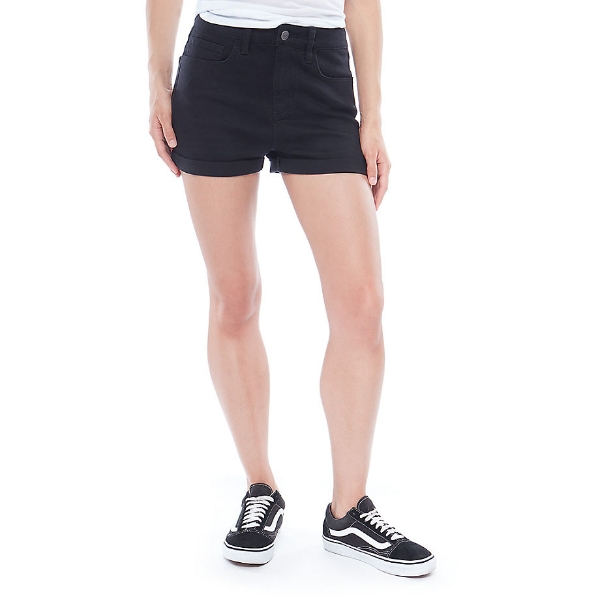 black vans with shorts