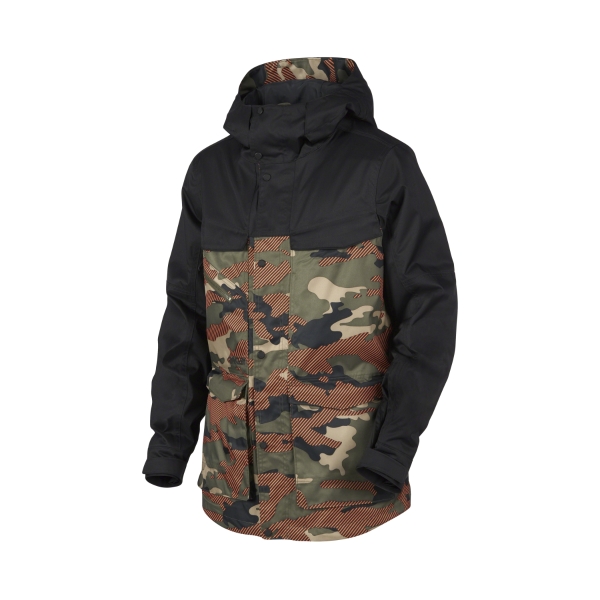 oakley camo snowboard jacket